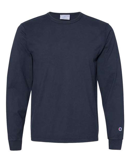 Champion. Garment-Dyed Long Sleeve T-Shirt. CD200