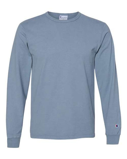 Champion. Garment-Dyed Long Sleeve T-Shirt. CD200