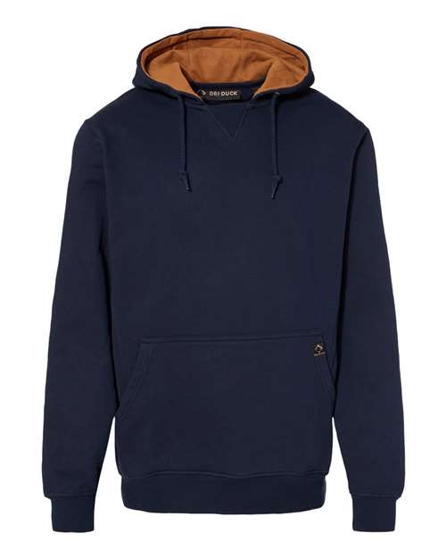 DRI DUCK. Woodland Fleece Hooded Pullover. 7035