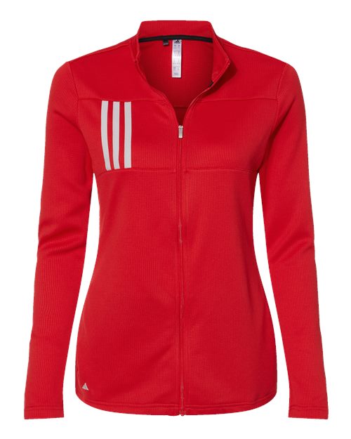 Adidas. Women's 3-Stripes Double Knit Full-Zip. A483