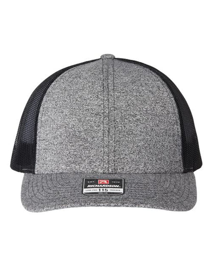 Richardson. Low Pro Heather Trucker Cap. 115CH