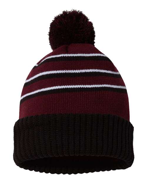 Richardson. Pom Cuffed Beanie. 134