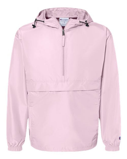 Champion. Hooded Packable Quarter-Zip Jacket. CO200