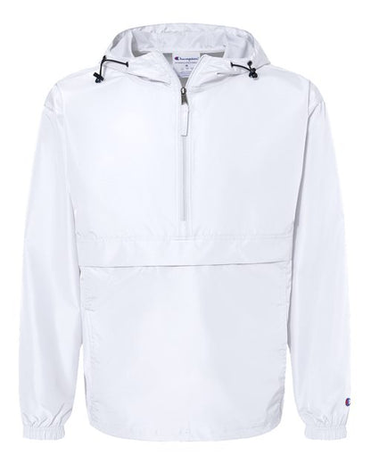 Champion. Hooded Packable Quarter-Zip Jacket. CO200