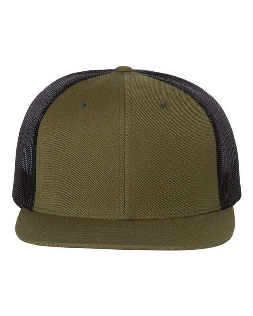 Richardson. Wool Blend Flat Bill Trucker Cap. 511