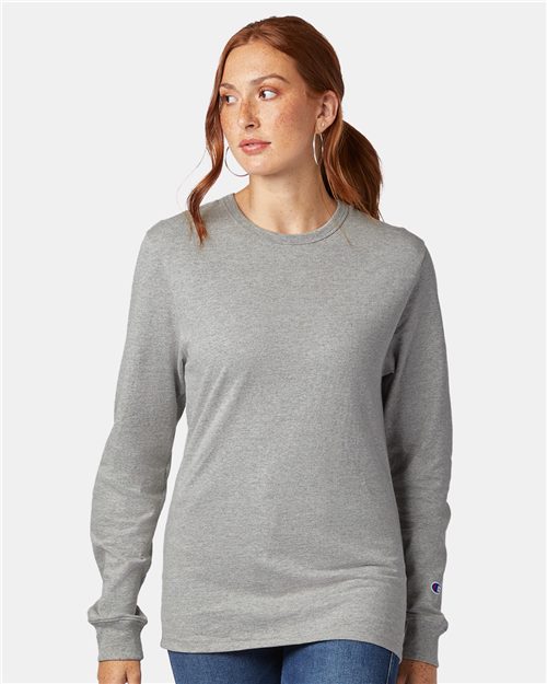 Champion. Heritage Jersey Long Sleeve T-Shirt. T453