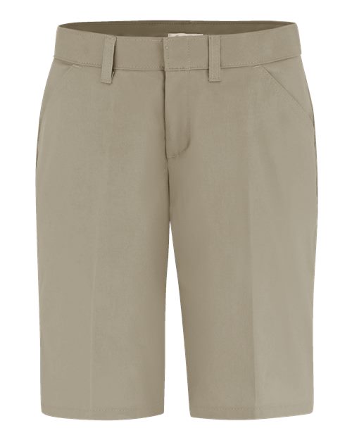 Dickies. Women's Flat Front Shorts. FR22