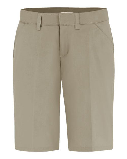 Dickies. Women's Flat Front Shorts. FR22