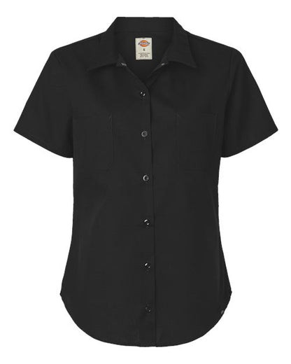 Dickies. Women's Industrial Short Sleeve Work Shirt. 5350