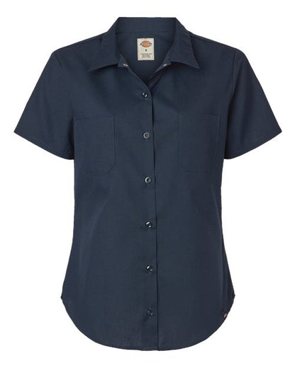 Dickies. Women's Industrial Short Sleeve Work Shirt. 5350