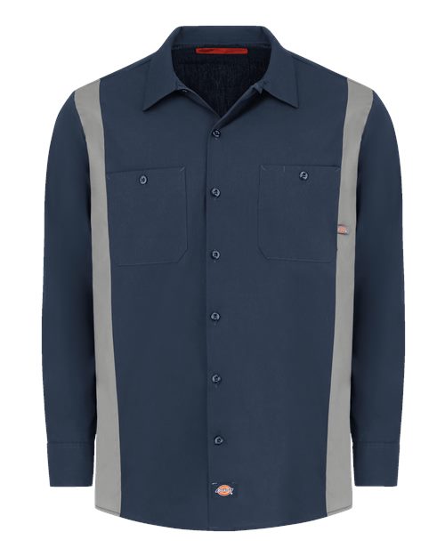 Dickies. Industrial Colorblocked Long Sleeve Shirt. 5524