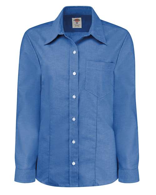 Dickies. Women's Oxford Long Sleeve Shirt. L254