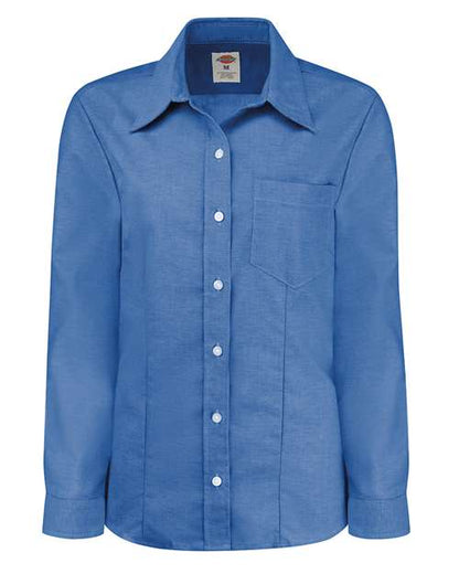 Dickies. Women's Oxford Long Sleeve Shirt. L254
