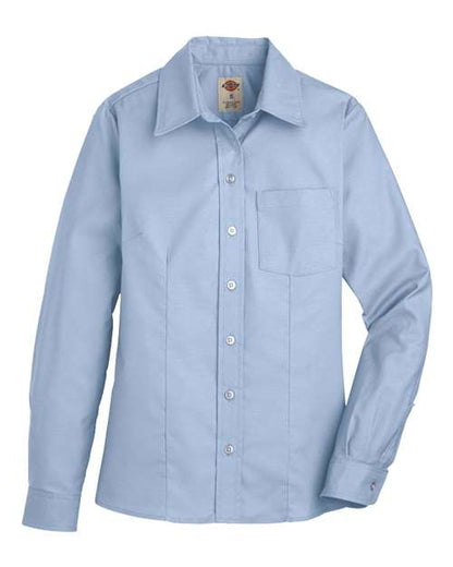 Dickies. Women's Oxford Long Sleeve Shirt. L254