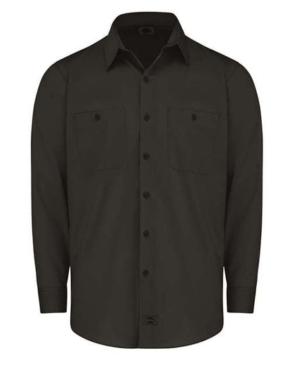 Dickies. Industrial Worktech Ventilated Long Sleeve Work Shirt - Tall Sizes. LL51T