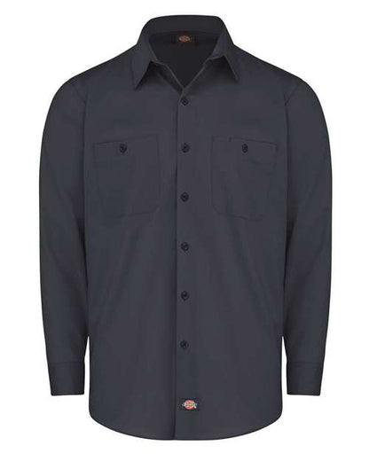Dickies. Industrial Worktech Ventilated Long Sleeve Work Shirt - Tall Sizes. LL51T