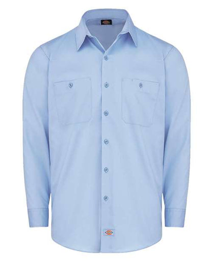 Dickies. Industrial Worktech Ventilated Long Sleeve Work Shirt - Tall Sizes. LL51T