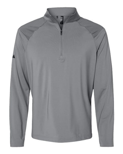 Adidas. Shoulder Stripe Quarter-Zip Pullover. A520