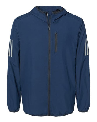 Adidas. Hooded Full-Zip Windbreaker. A524