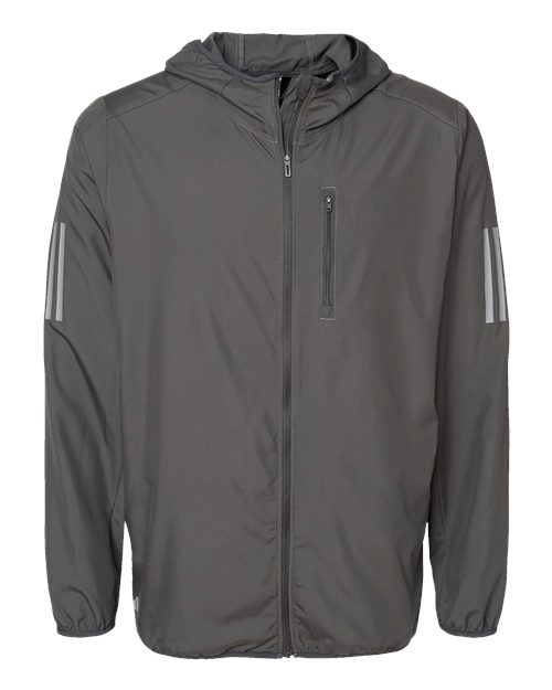 Adidas. Hooded Full-Zip Windbreaker. A524
