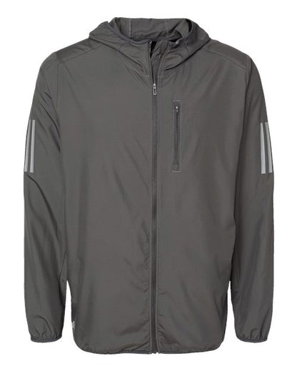 Adidas. Hooded Full-Zip Windbreaker. A524