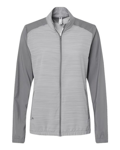 Adidas. Women's Heather Block Full-Zip Windshirt. A547