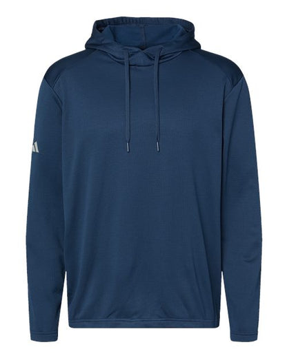 Adidas. Textured Mixed Media Hooded Sweatshirt. A530