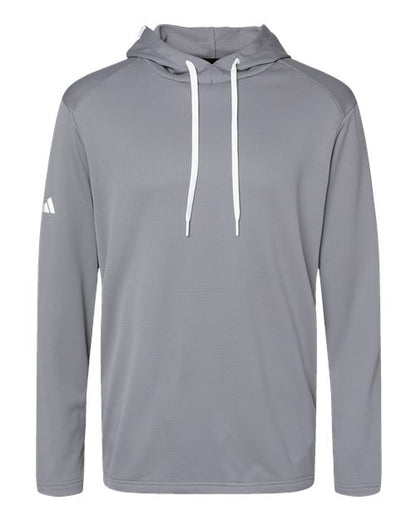 Adidas. Textured Mixed Media Hooded Sweatshirt. A530