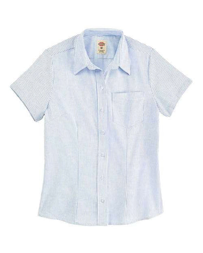 Dickies. Women's Short Sleeve Stretch Oxford Shirt. S254