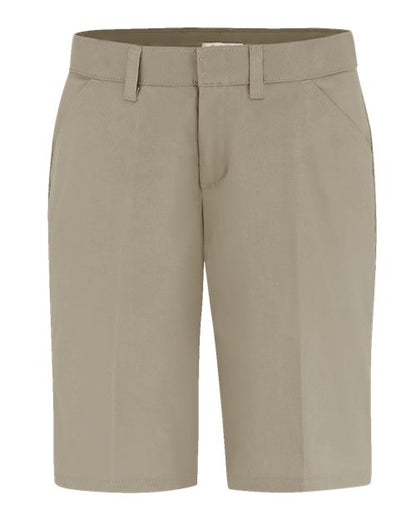 Dickies. Women's Flat Front Shorts. FR22