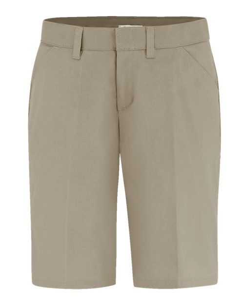 Dickies. Women's Flat Front Shorts. FR22