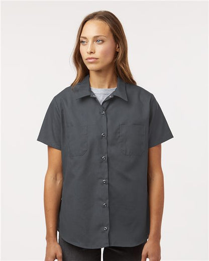 Dickies. Women's Industrial Short Sleeve Work Shirt. 5350