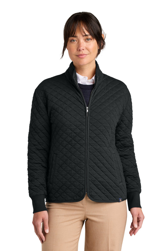 Brooks Brothers Women's Diamond Quilt Full-Zip BB18213