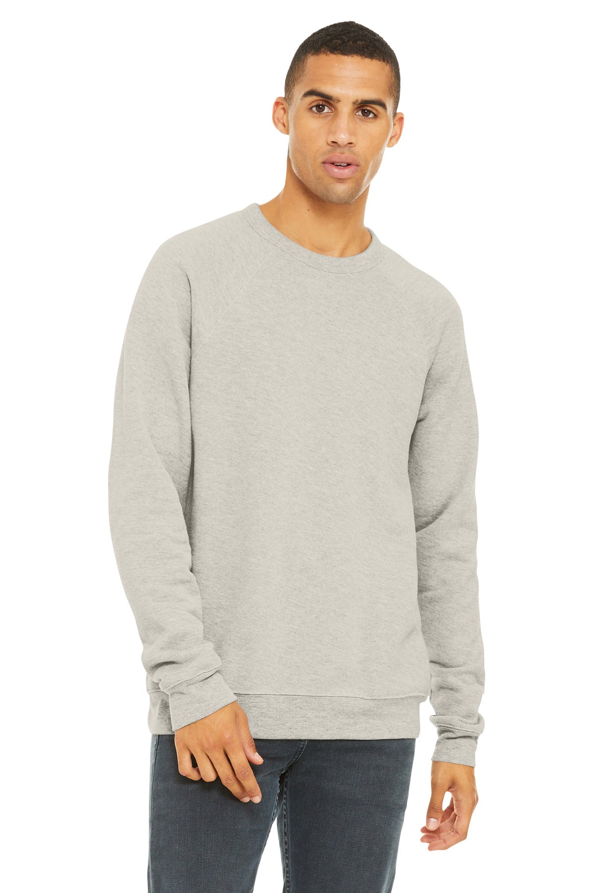 BELLA+CANVAS  Unisex Sponge Fleece Raglan Sweatshirt. BC3901