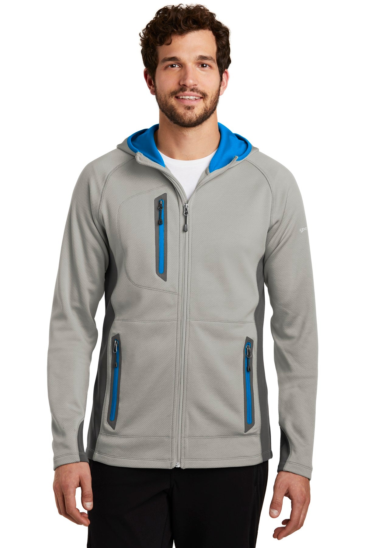 Eddie Bauer  Sport Hooded Full-Zip Fleece Jacket. EB244