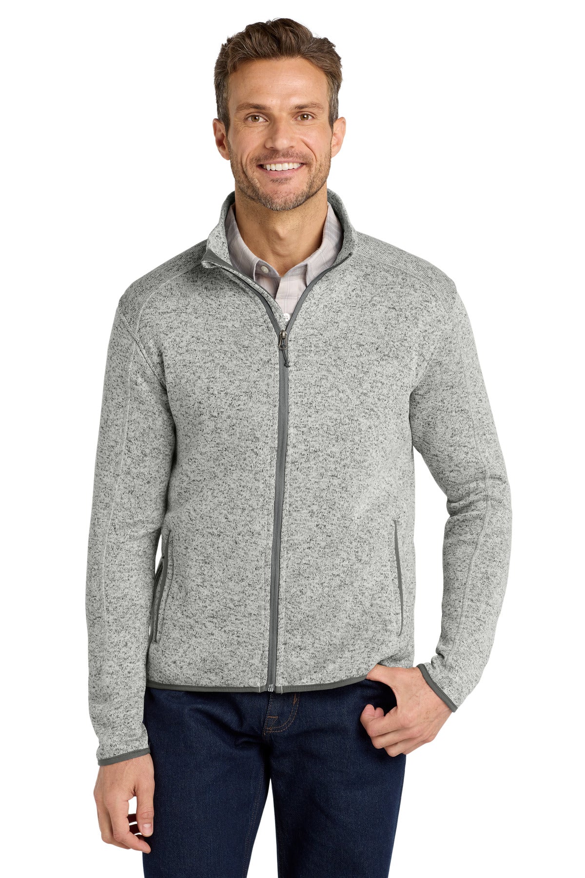 Port Authority Sweater Fleece Jacket. F232