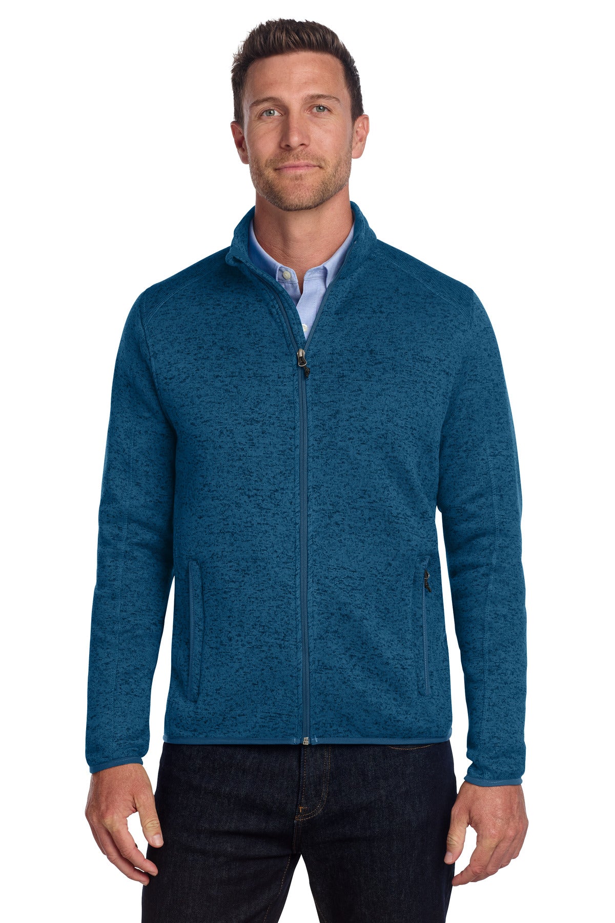 Port Authority Sweater Fleece Jacket. F232