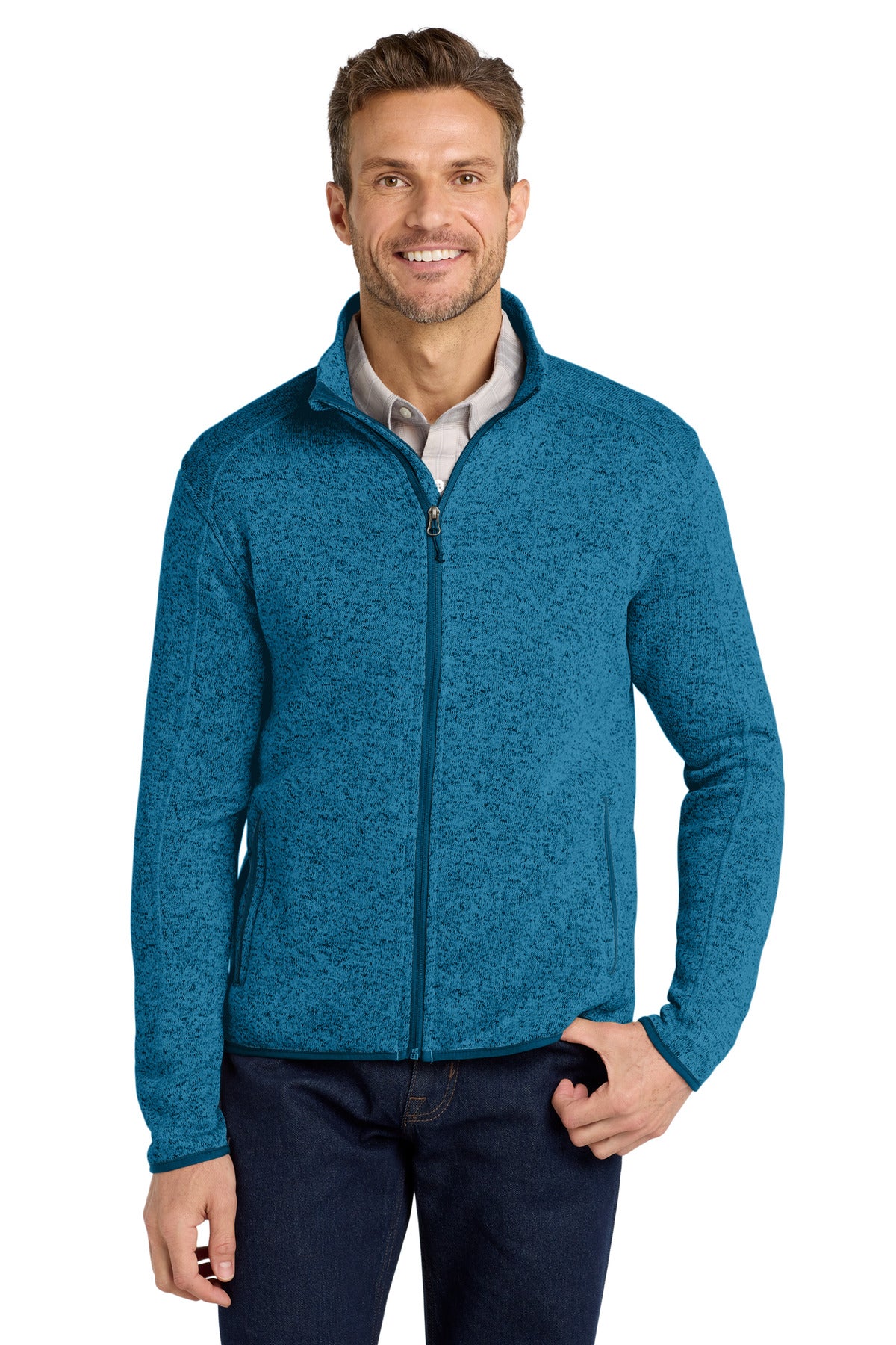 Port Authority Sweater Fleece Jacket. F232