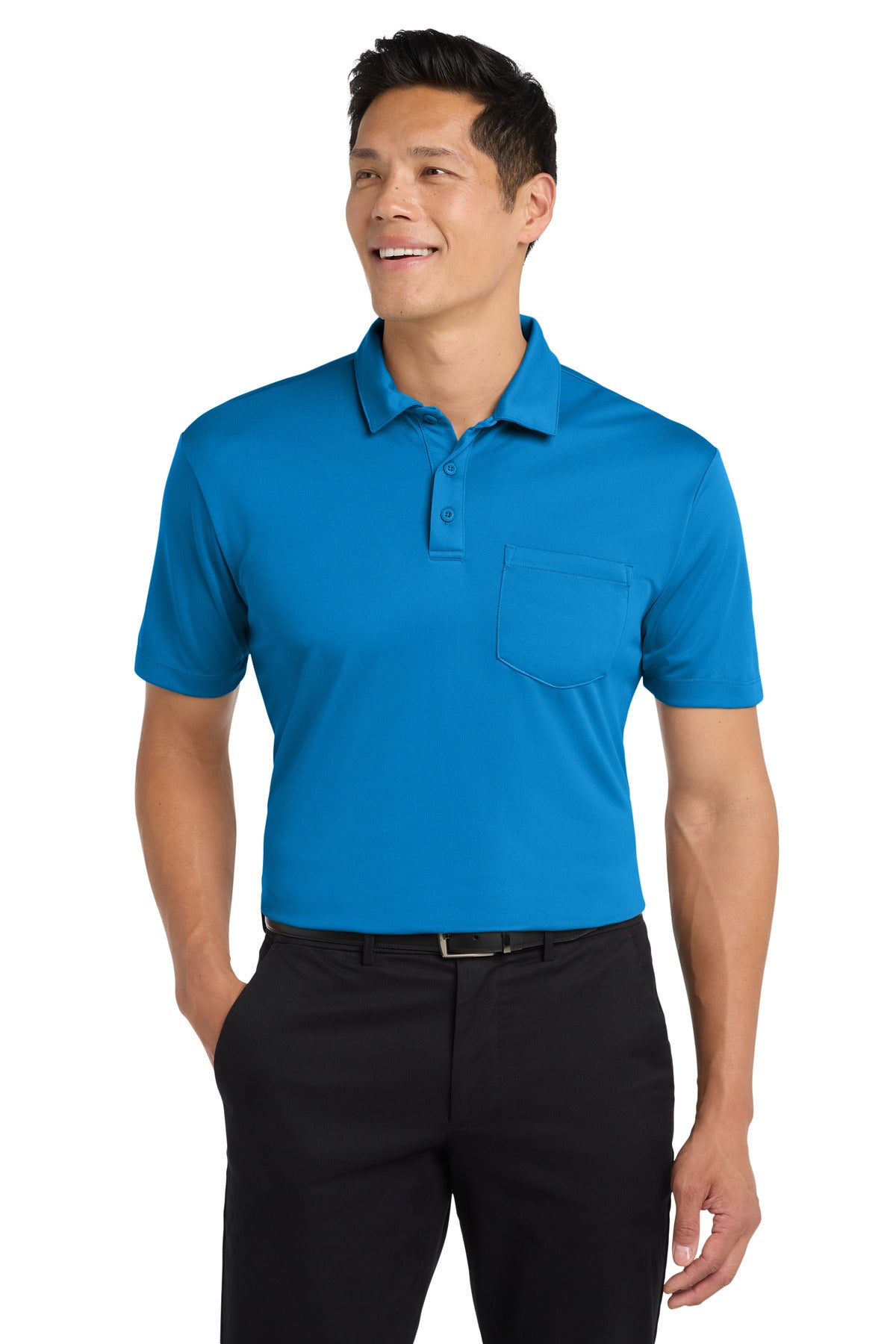 Port Authority Silk Touch Performance Pocket Polo. K540P