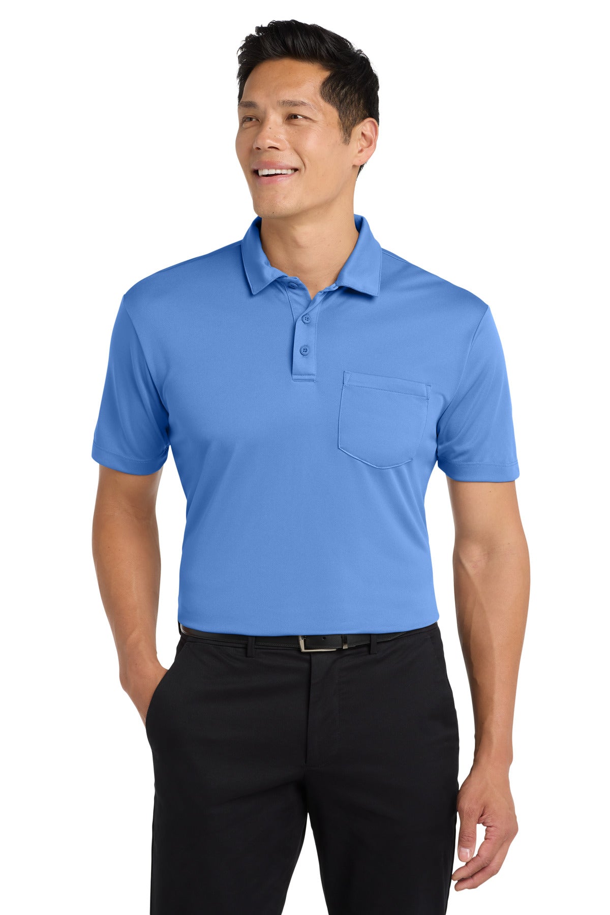 Port Authority Silk Touch Performance Pocket Polo. K540P