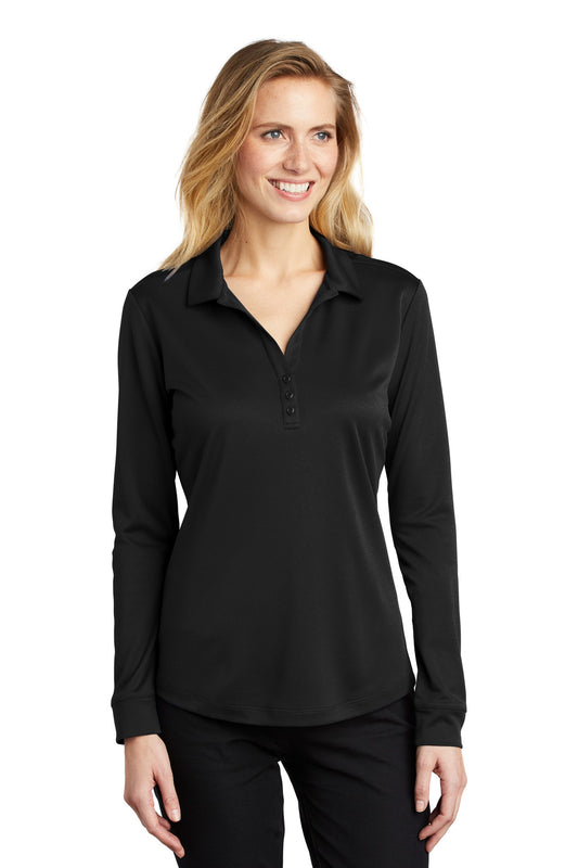 Port Authority  Women's Silk Touch   Performance Long Sleeve Polo. L540LS