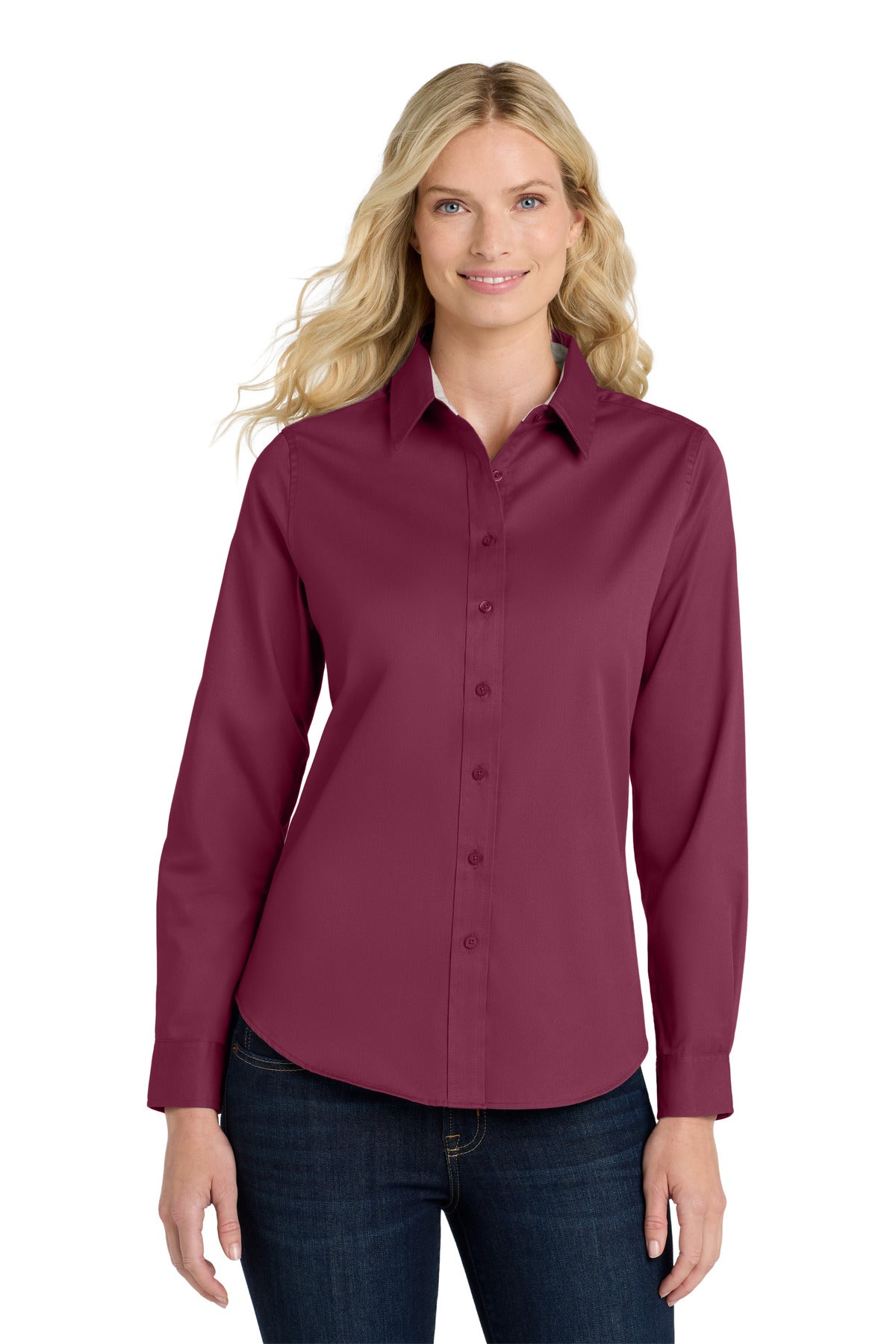 Port Authority Women's Long Sleeve Easy Care Shirt.  L608