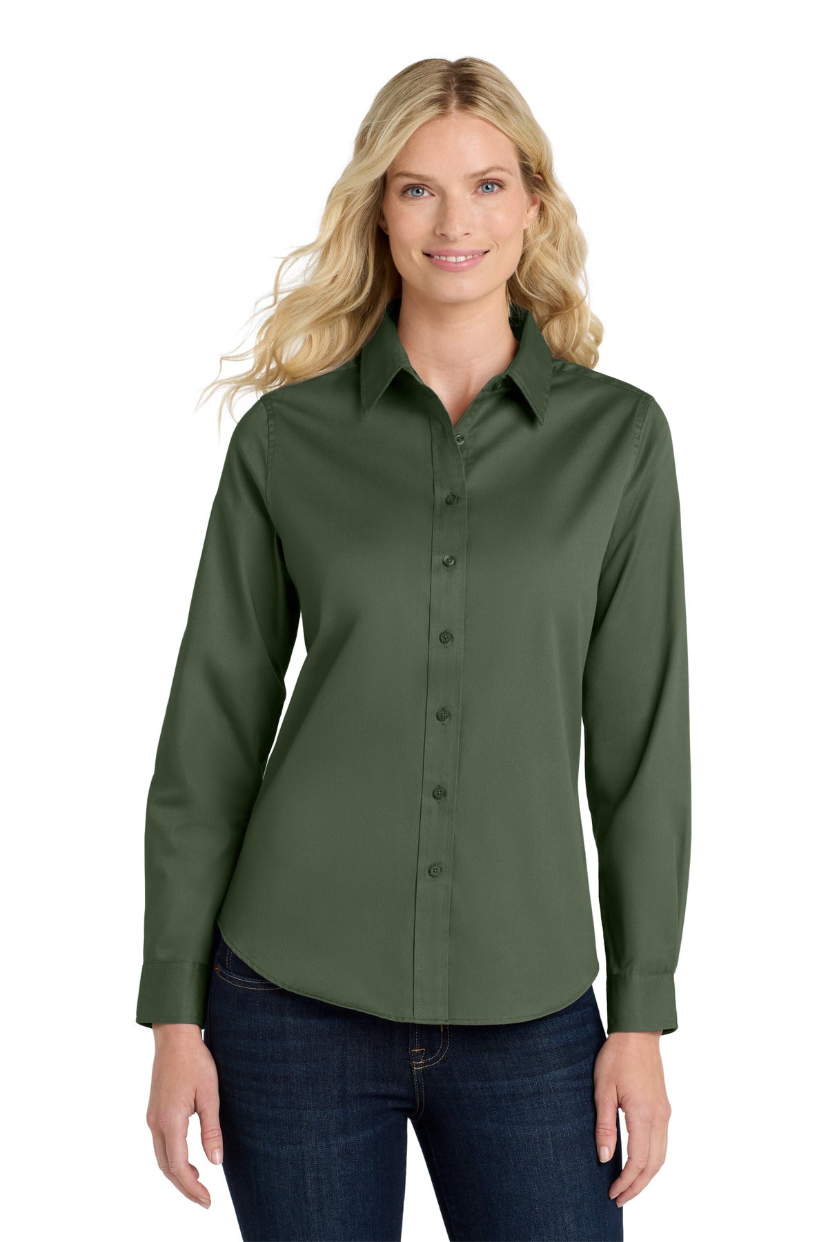 Port Authority Women's Long Sleeve Easy Care Shirt.  L608