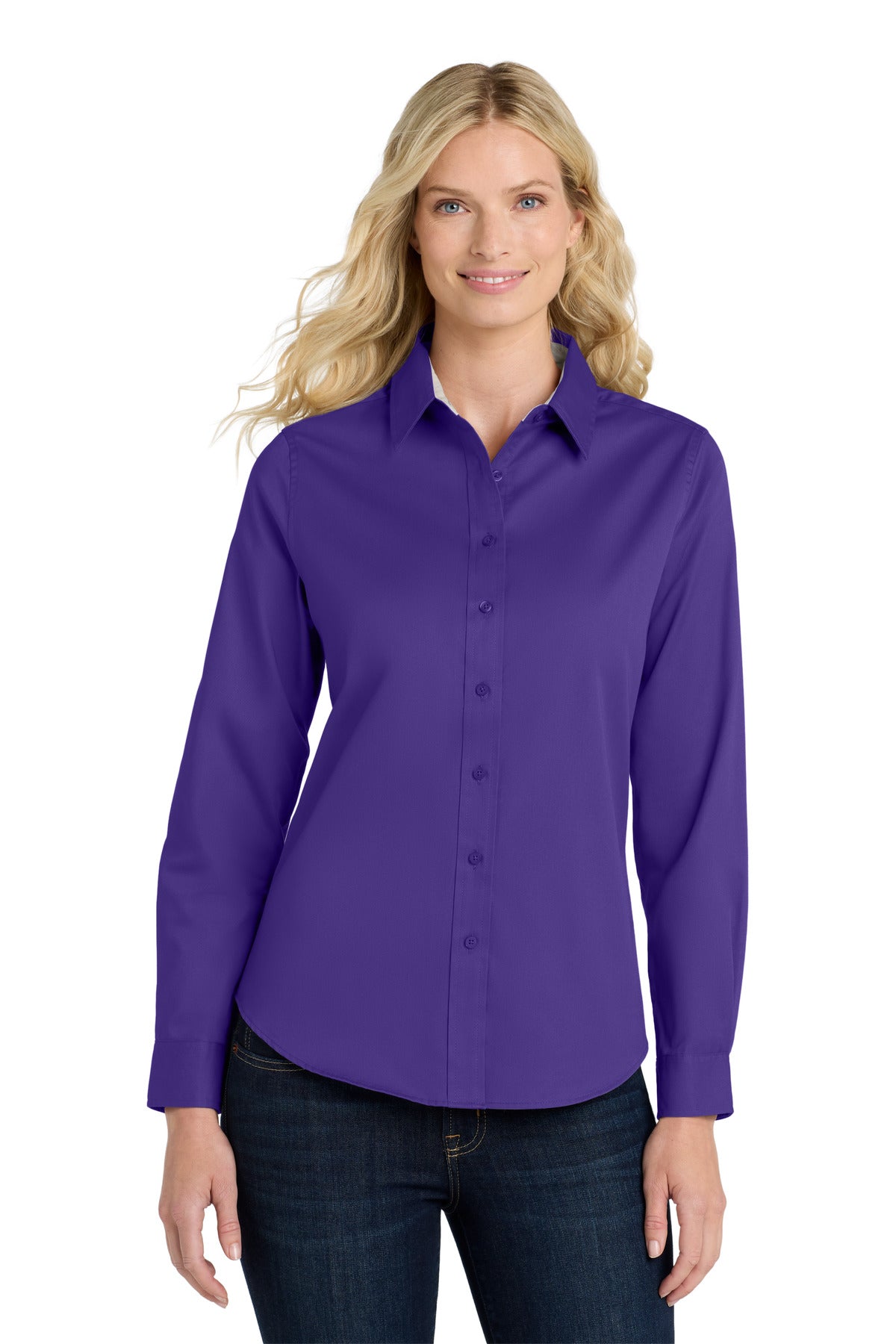 Port Authority Women's Long Sleeve Easy Care Shirt.  L608