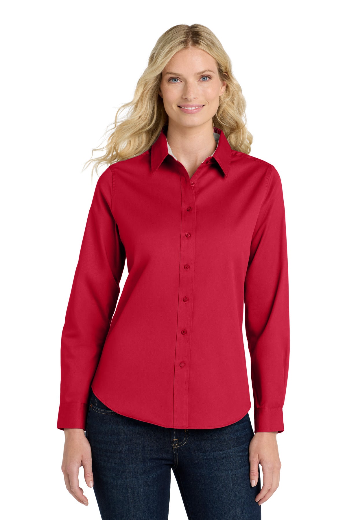 Port Authority Women's Long Sleeve Easy Care Shirt.  L608
