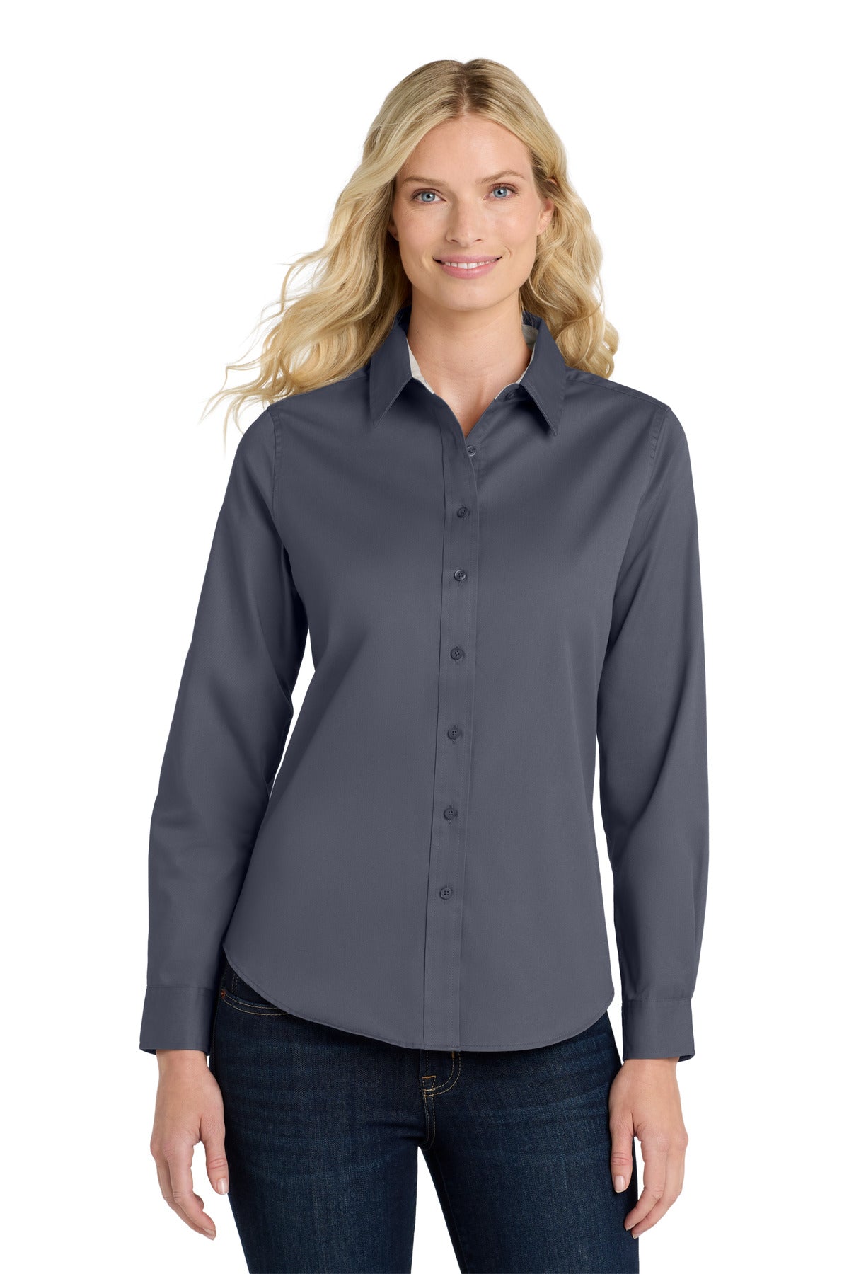 Port Authority Women's Long Sleeve Easy Care Shirt.  L608