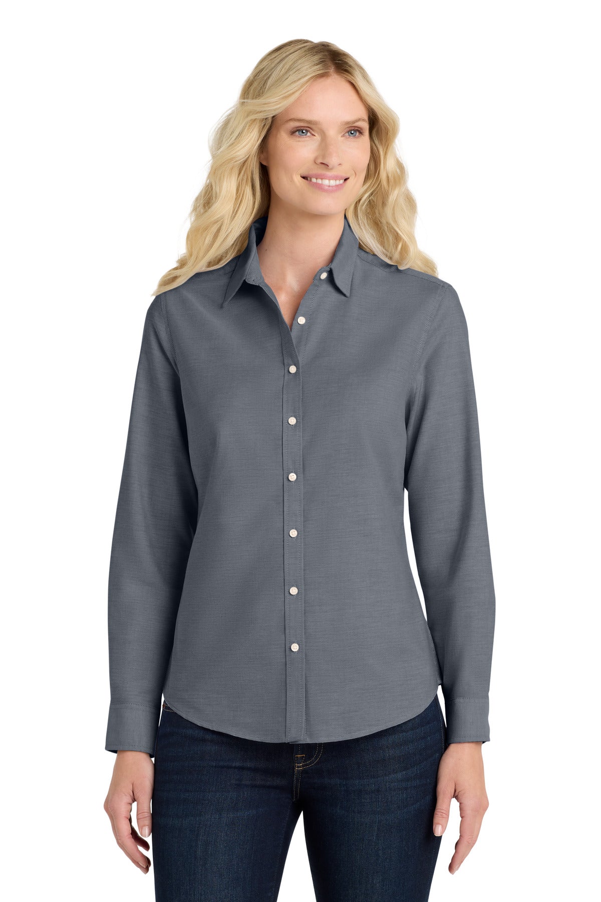 Port Authority Women's SuperPro Oxford Shirt. L658
