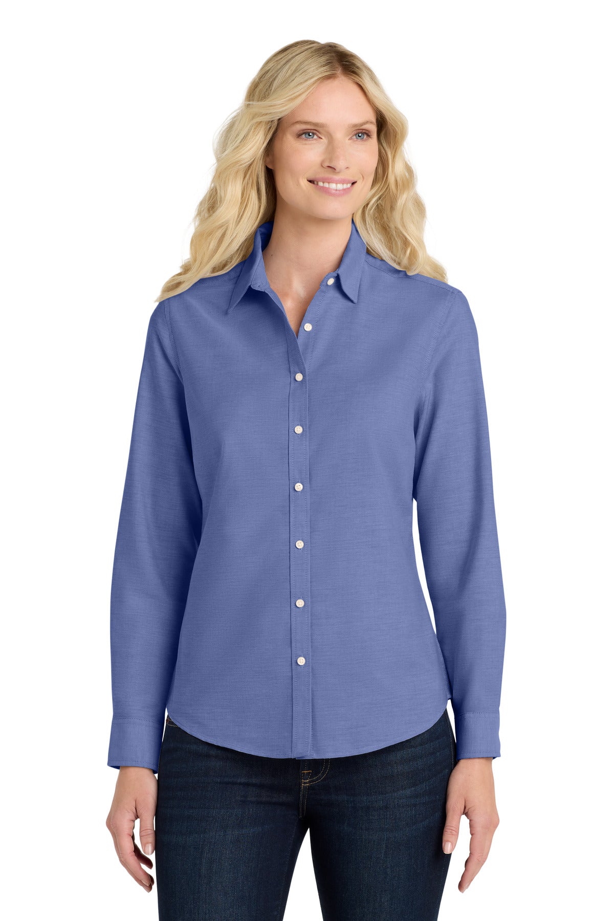 Port Authority Women's SuperPro Oxford Shirt. L658