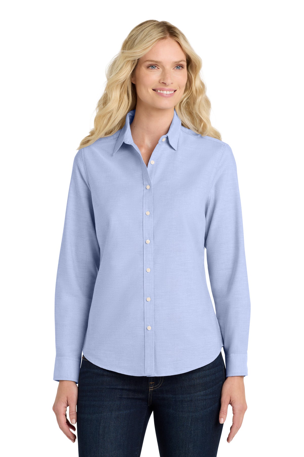 Port Authority Women's SuperPro Oxford Shirt. L658