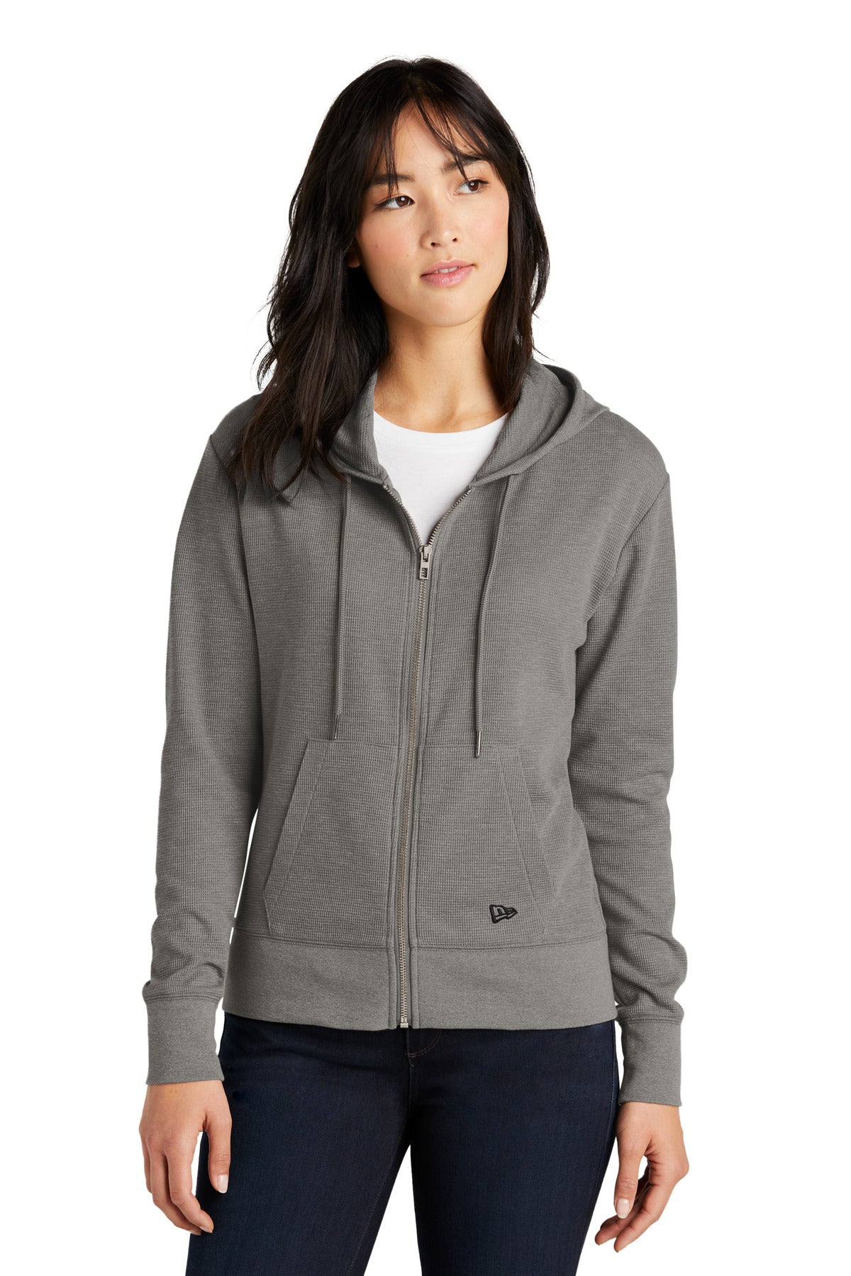 New Era Women's Thermal Full-Zip Hoodie LNEA141